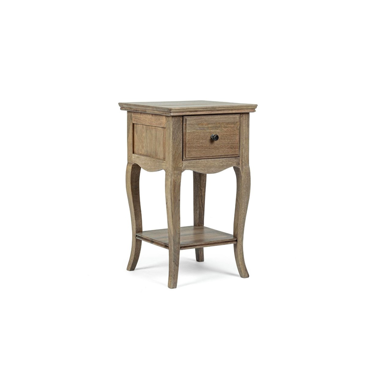 Table de chevet en bois de manguier 1 tiroir 1 tablette - GRACE bois clair, HELLIN, DEPUIS 1862