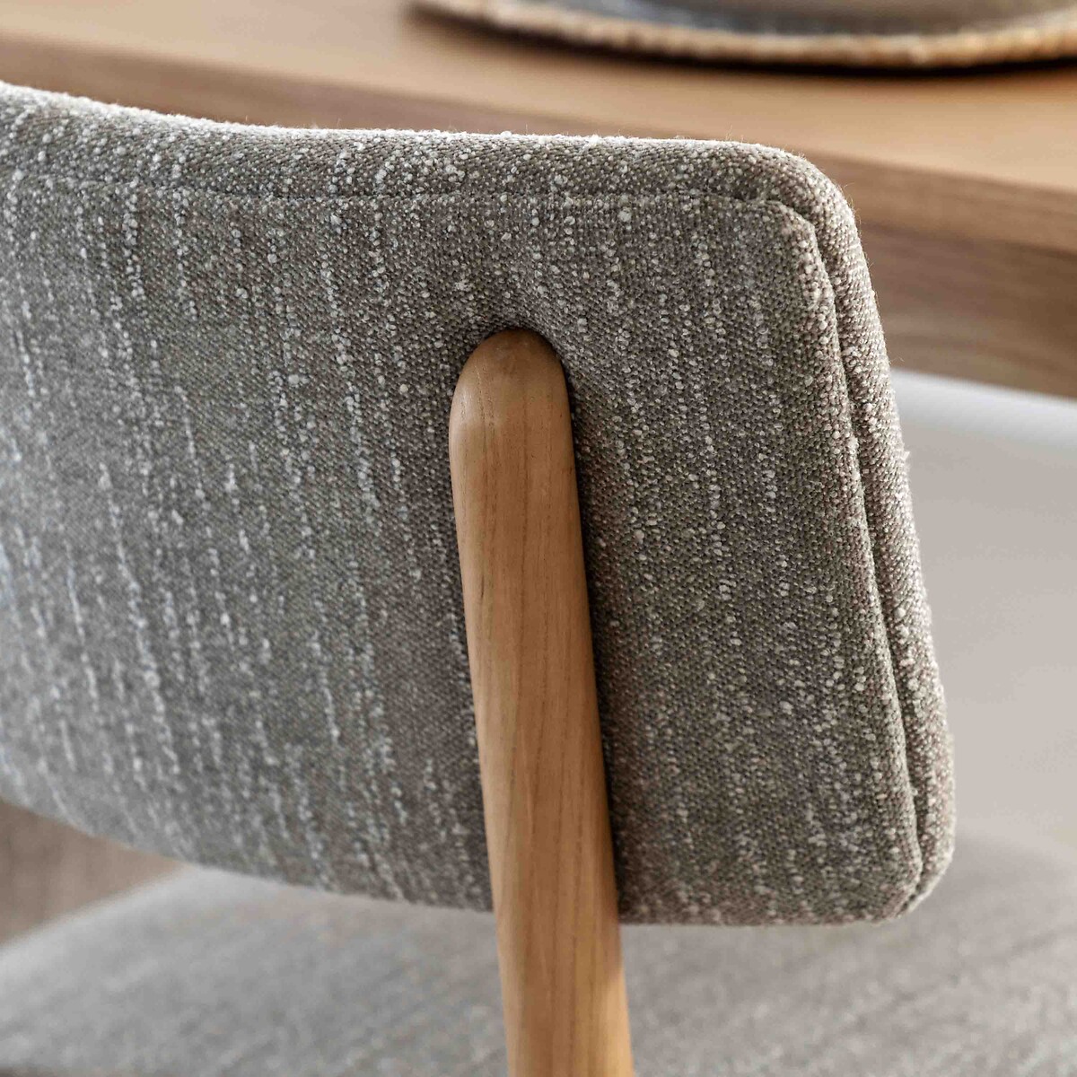 Set of 2 Aethel Ash Wood Dining Chairs grey, ÉDITÉ