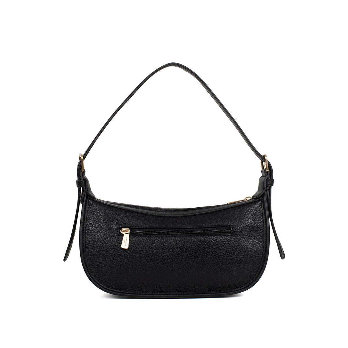 Sac porté épaule 1 anse ELLA noir, HEXAGONA