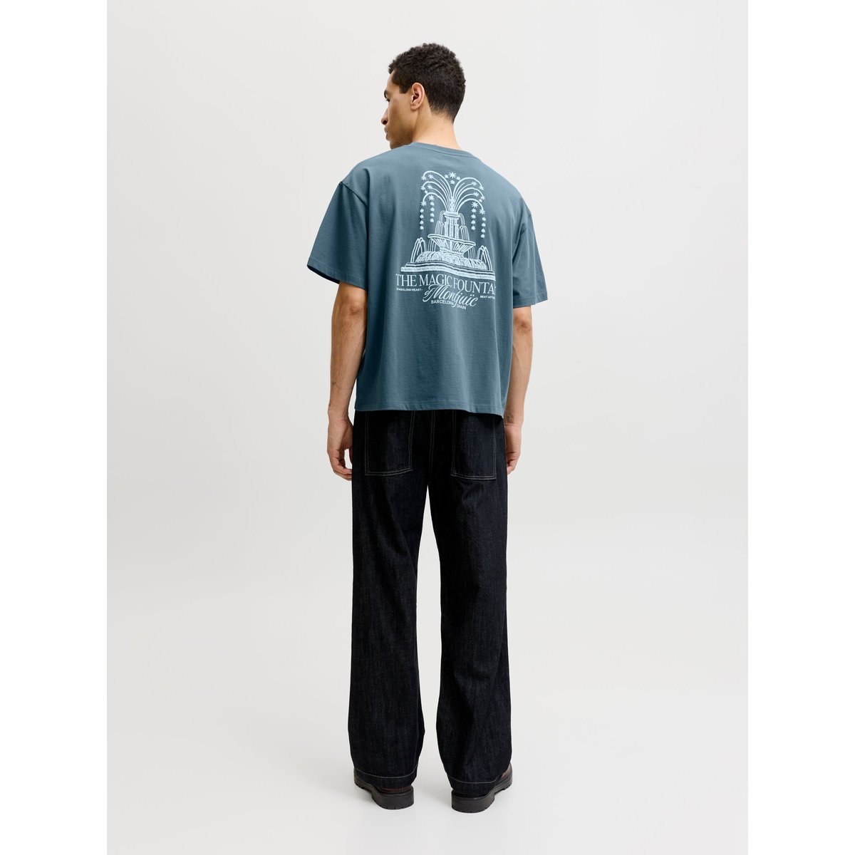 T-Shirt blue mirage 1, JACK & JONES
