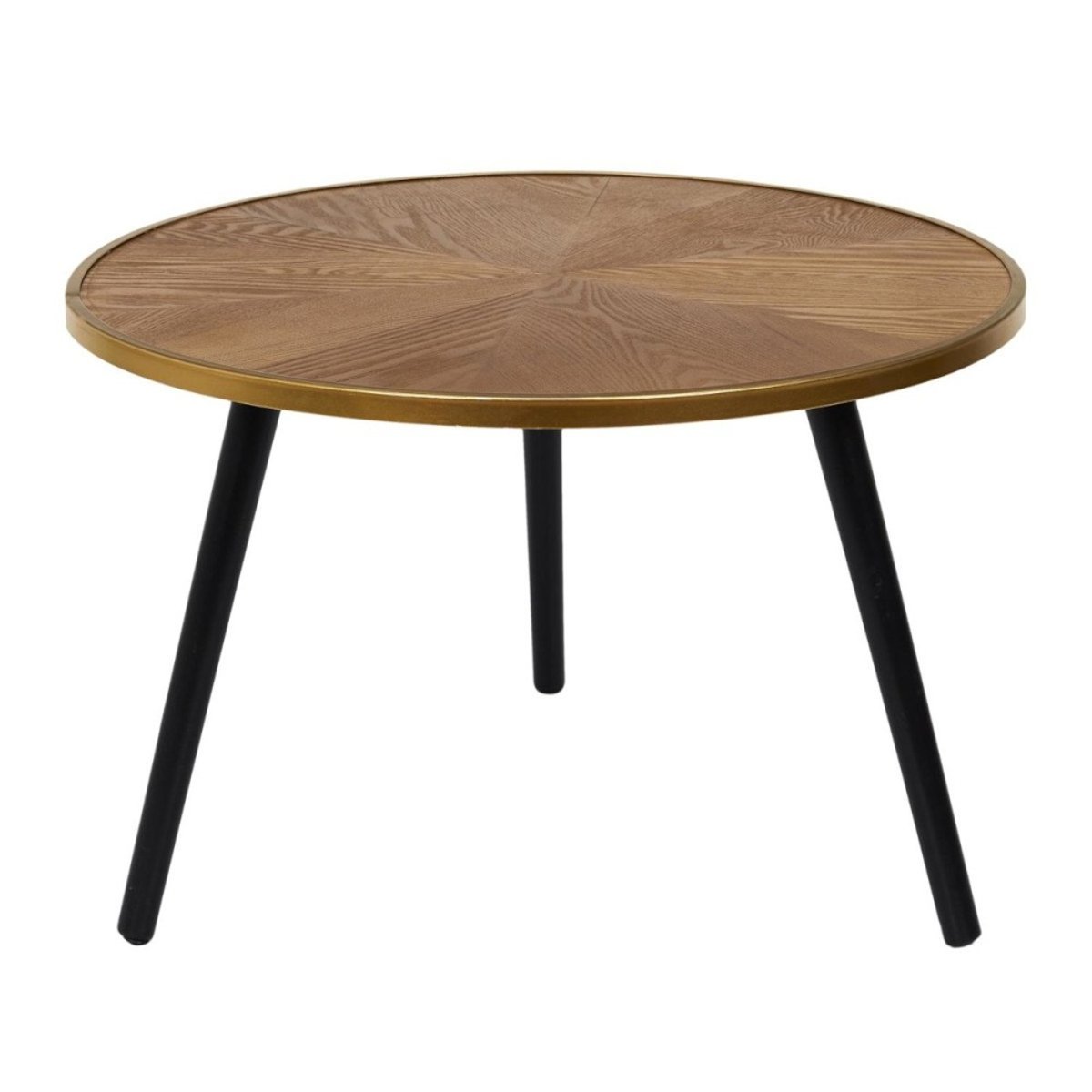 Lot de 2 tables gigognes FELIX marron, DECORATIE