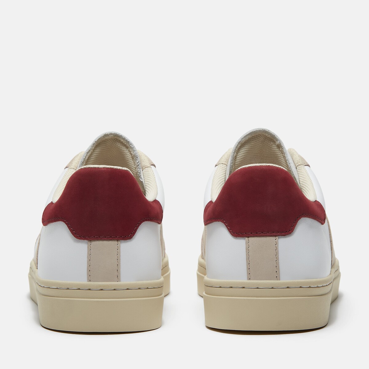 Baskets en cuir Lisbon Street blanc/beige, TIMBERLAND