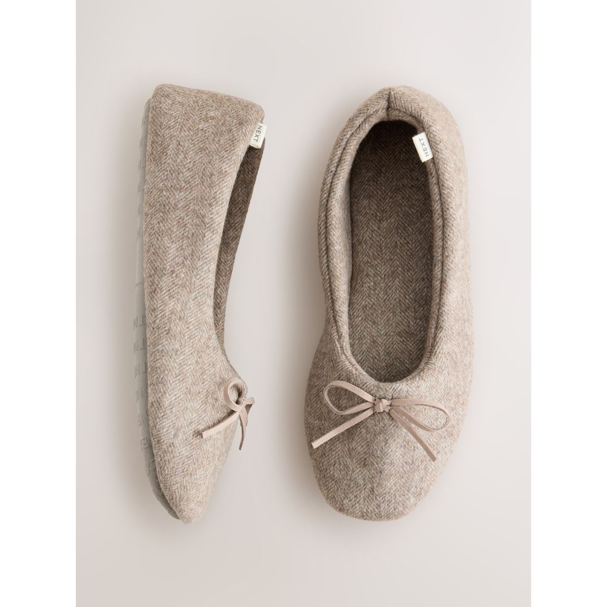 Chaussons ballerines mink/marron, NEXT