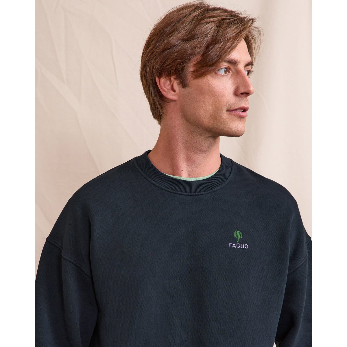 Sweat FANGO marine grisé, FAGUO