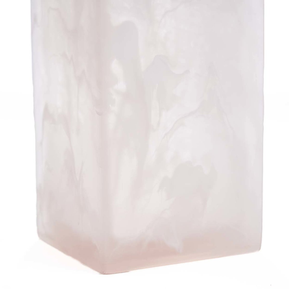 Distributeur de savon en résine ORGANIC rose blanc, BAZAR BIZAR