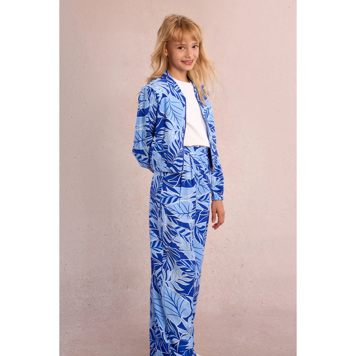 Veste bomber imprimée blue belize, MOLLY BRACKEN GIRL