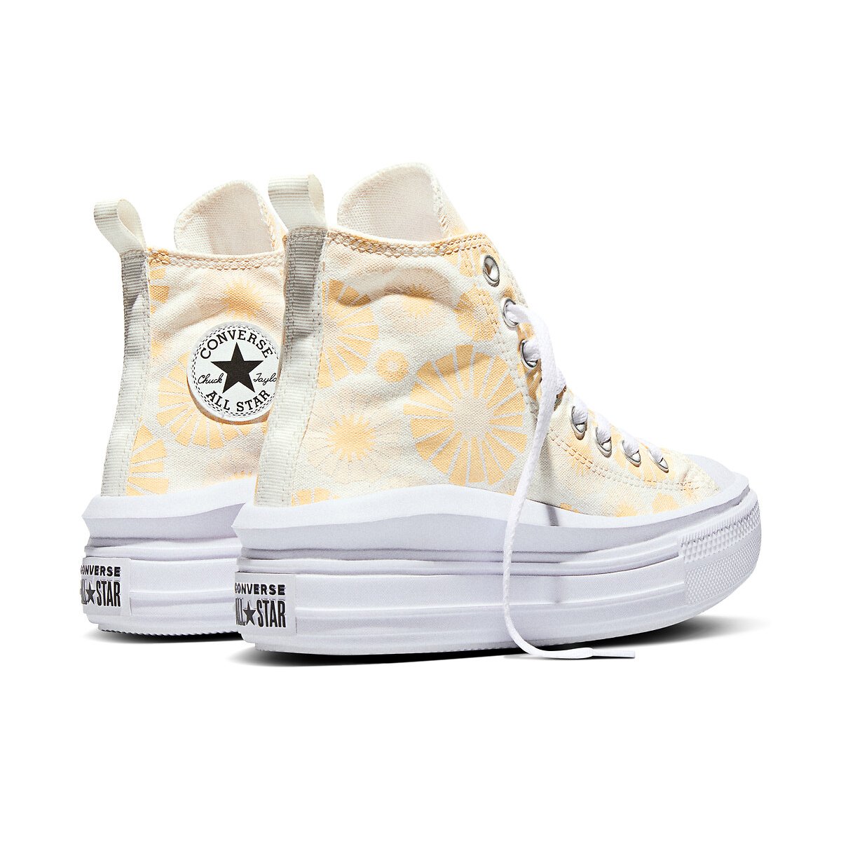 Baskets CHUCK TAYLOR ALL STAR MOVE SUNNY SIDE UP ecru/jaune, CONVERSE
