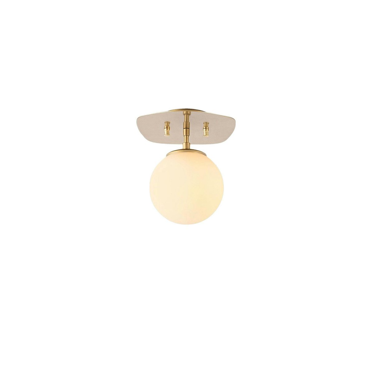 Plafonnier globe – finition dorée chic SIERRE doré, PIER IMPORT