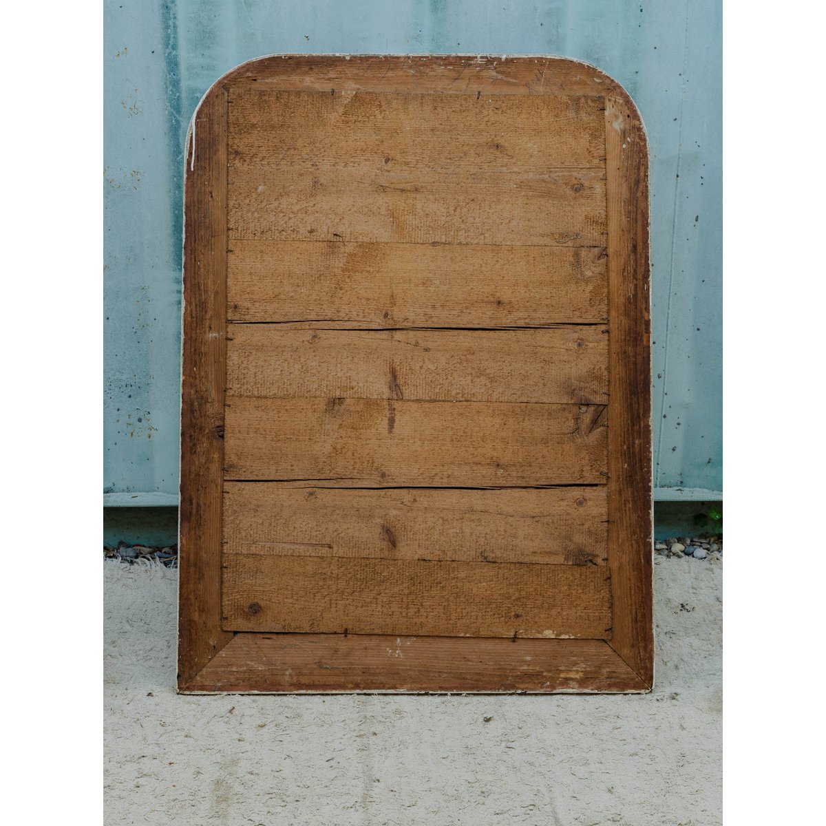 Miroir Louis-Philippe en bois blanc Georges N°1469 - Bon état blanc, DEBONGOUT
