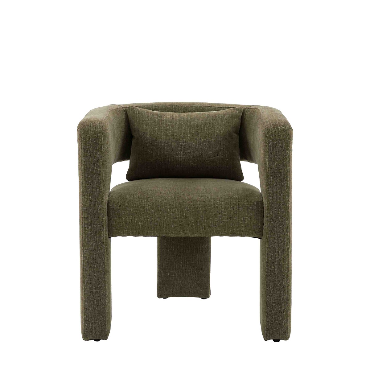 Arthur Sculptural Armchair olive, ÉDITÉ
