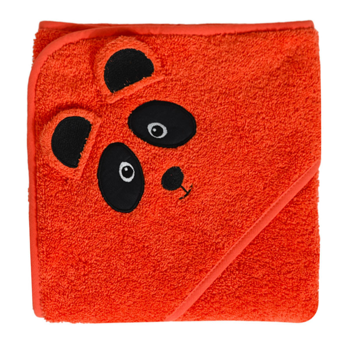 Cape de bain bébé PANDY PANDA corail, SENSEI MAISON