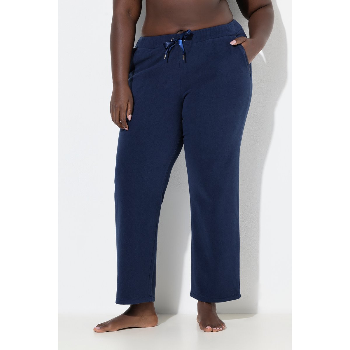 Pantalon d'intérieur en polaire bleu nuit, ULLA POPKEN