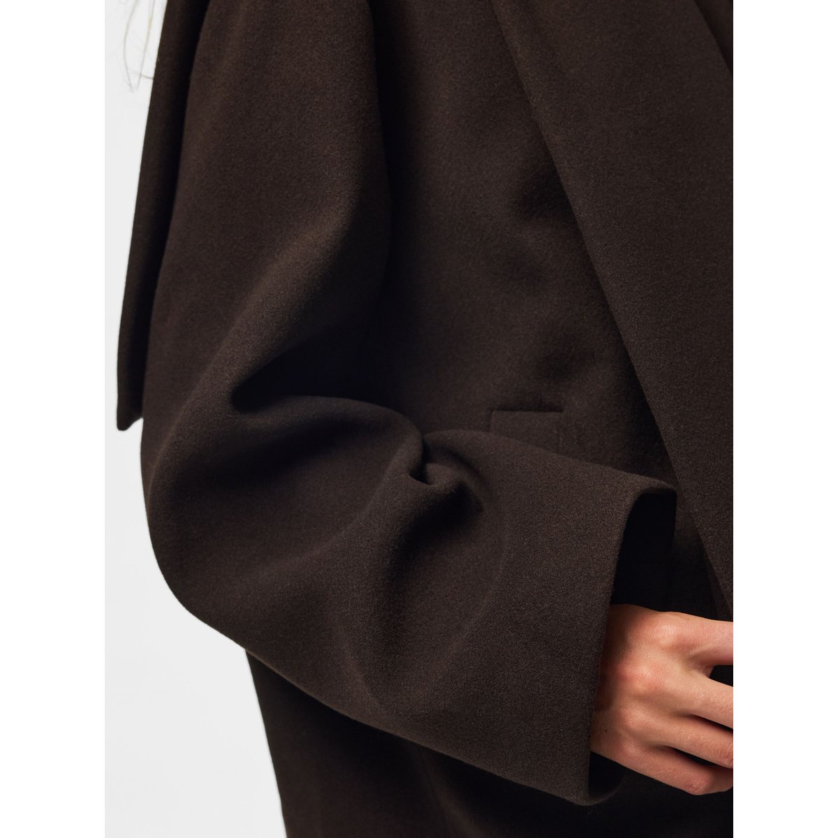 Manteau marron - ganache1, PIECES
