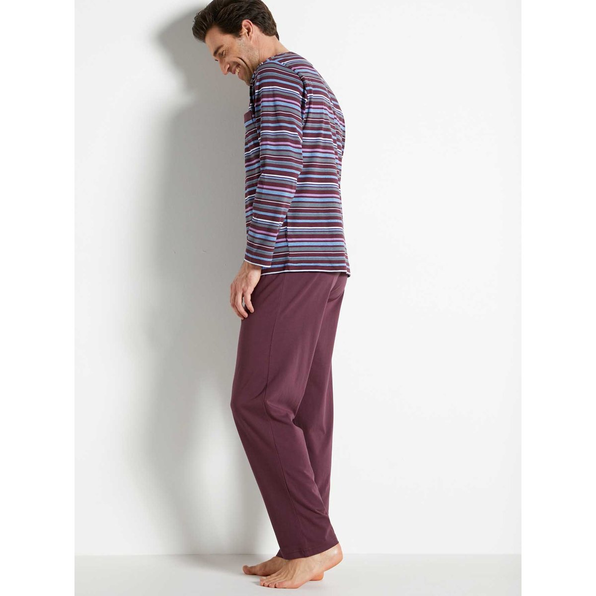 Pyjama rayé prune, DAXON
