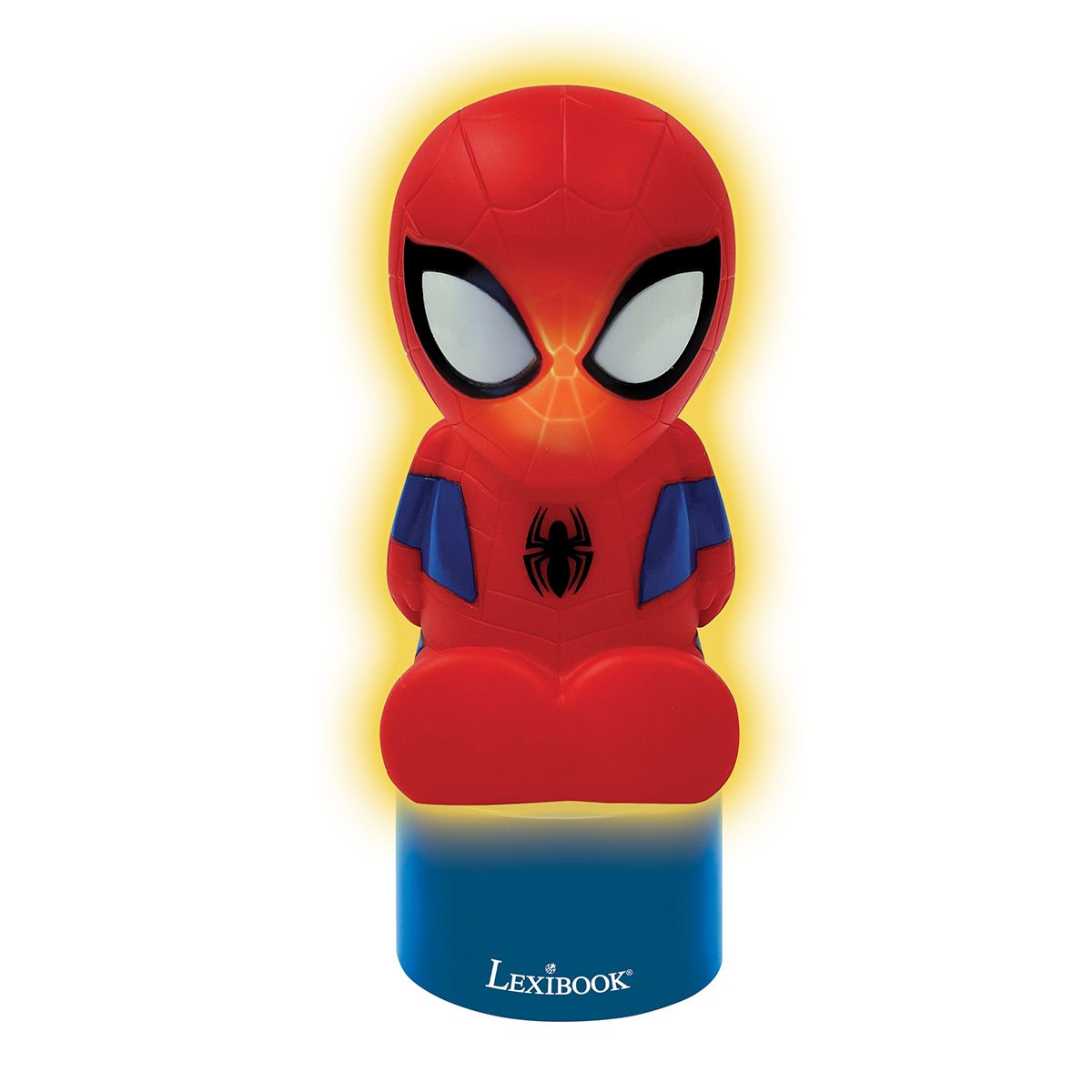 Enceinte veilleuse Spiderman couleur unique, LEXIBOOK