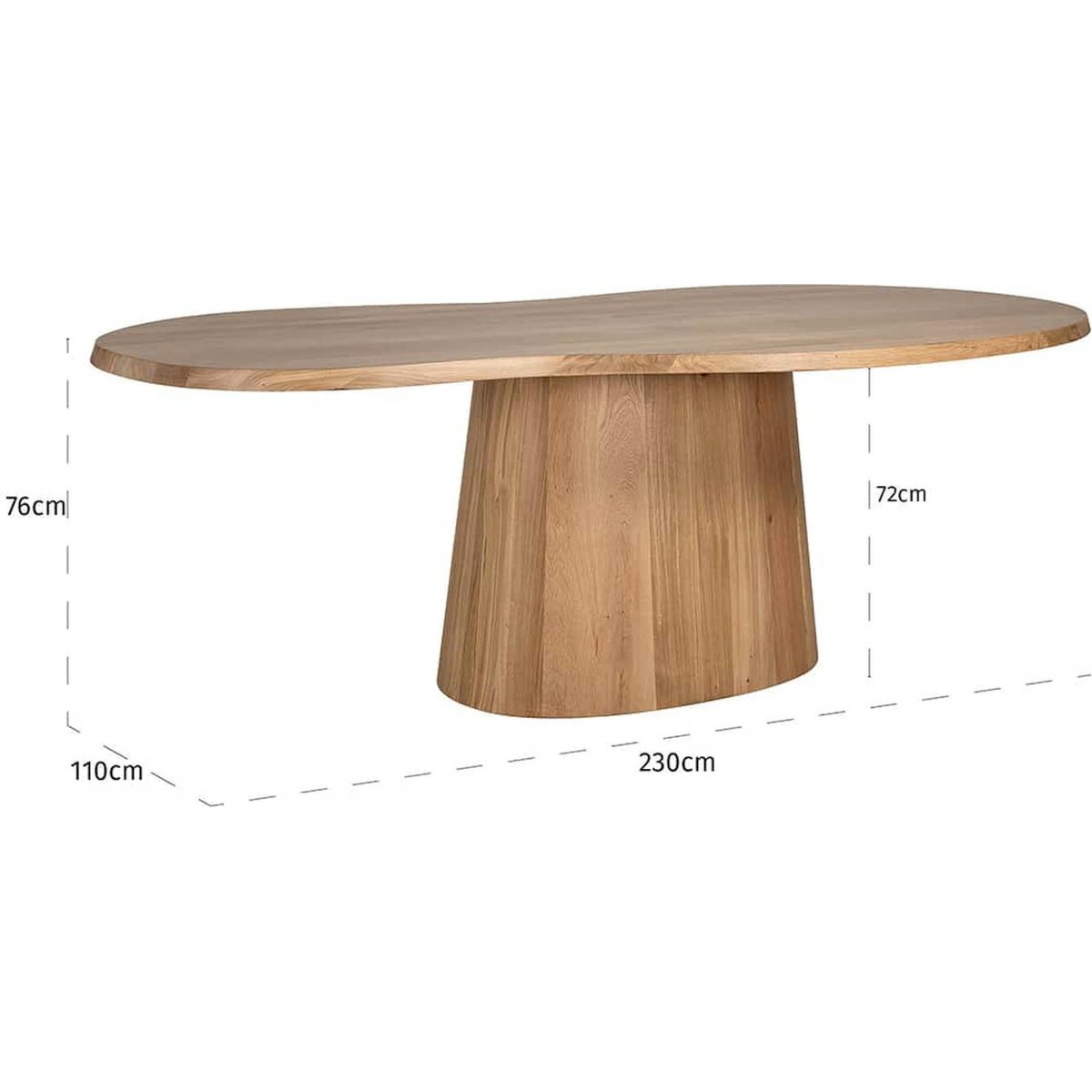 Table basse en chêne, RIVA chêne naturel, RECOLLECTION