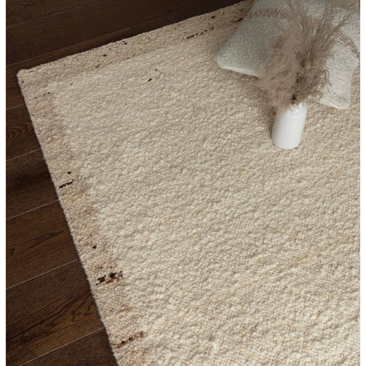 Tapis de couloir pure laine BORDY beige, NOVATREND