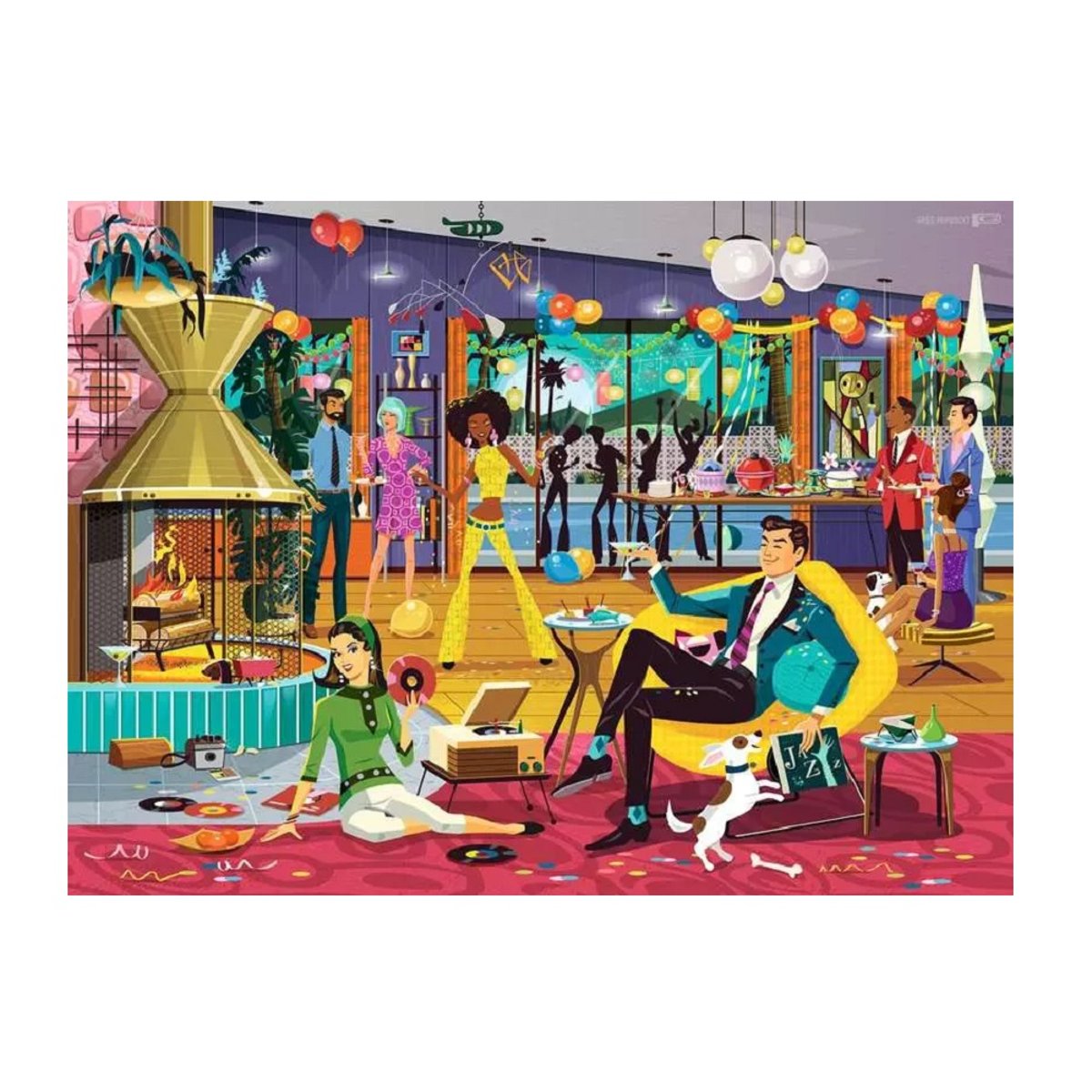 Puzzle Jazzy 500 pièces blanc, RAVENSBURGER