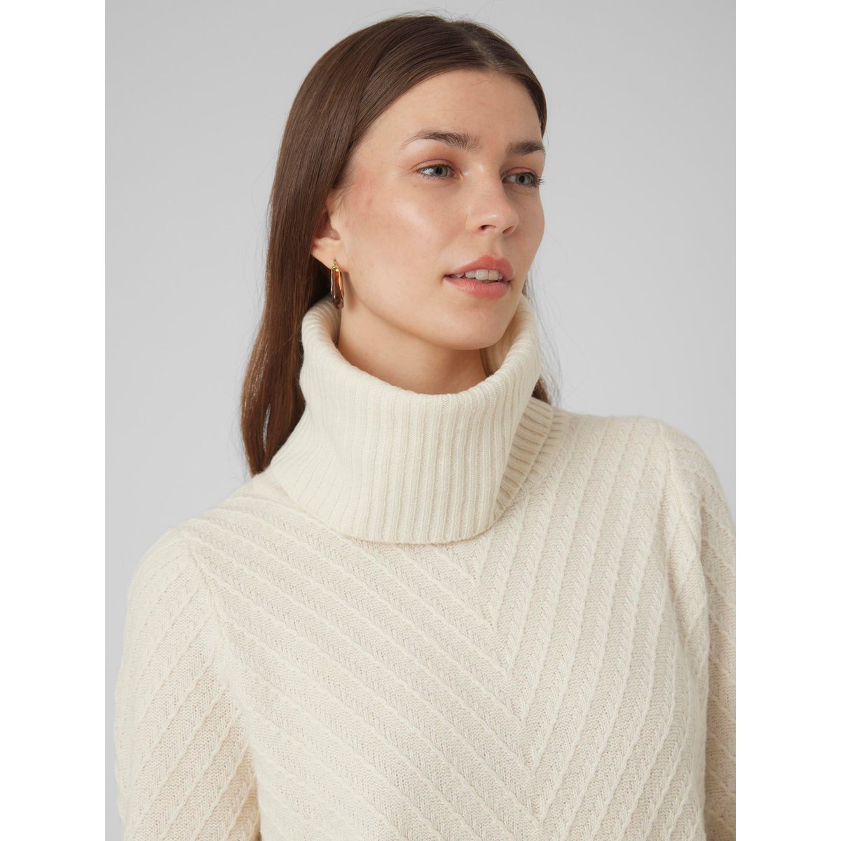 Pull En Maille birch, VERO MODA