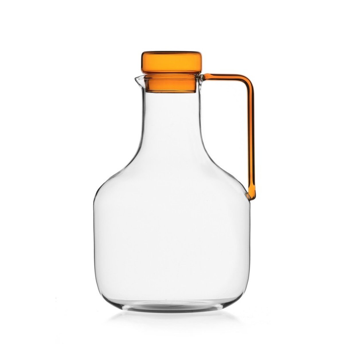 Carafe verre design LIBERTA orange, ICHENDORF