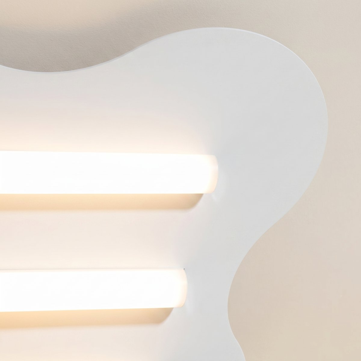 Plafonnier Acier Blanc S14d 1 Klover blanc, EDEN