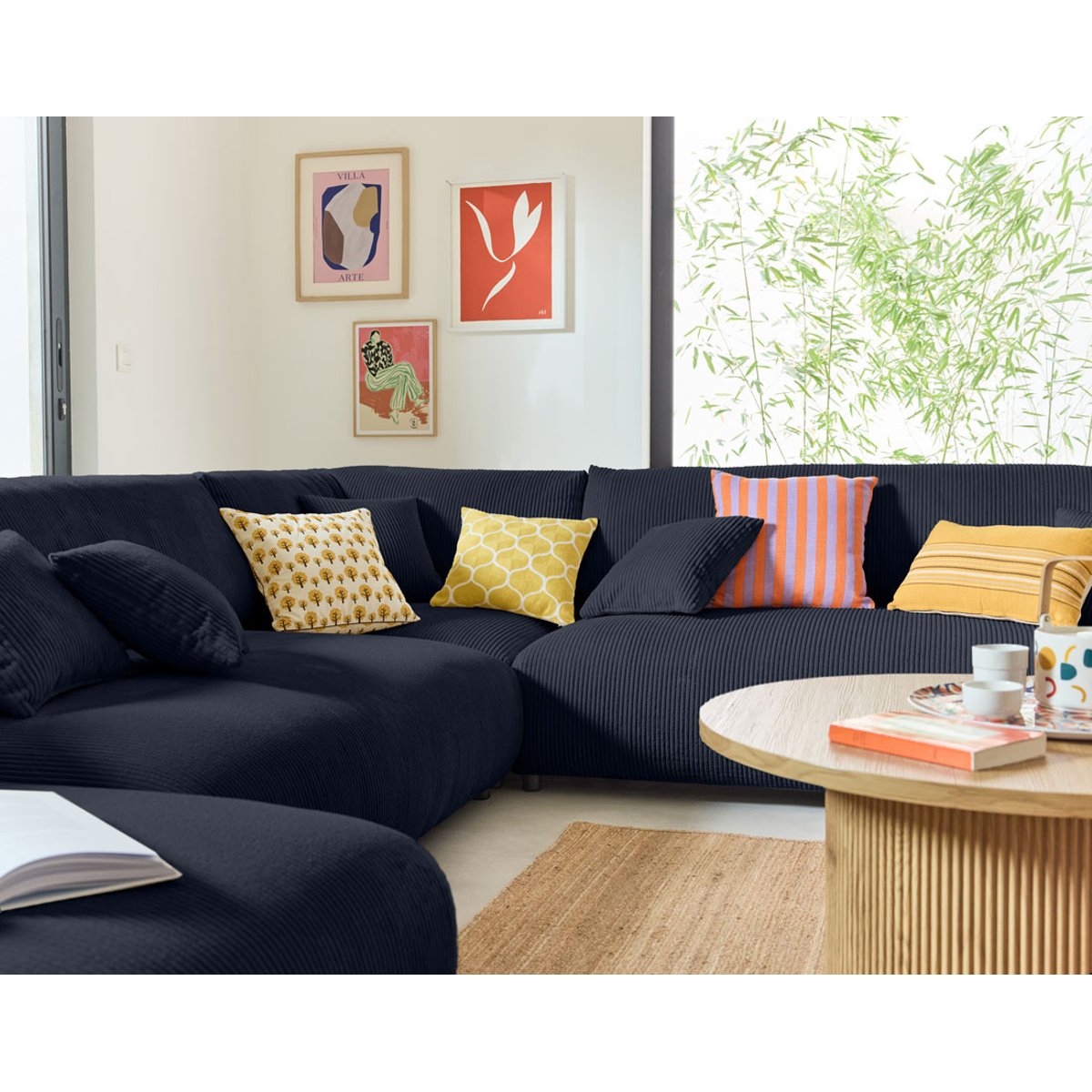 Module d'assise - GARANCE bleu nuit, BEST MOBILIER