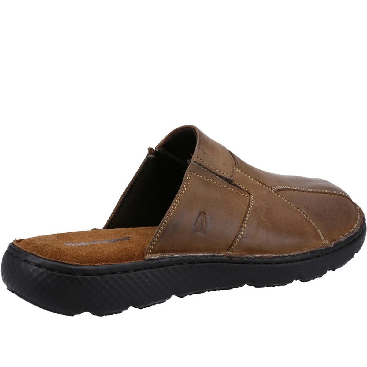 Mules en cuir CARSON marron, HUSH PUPPIES