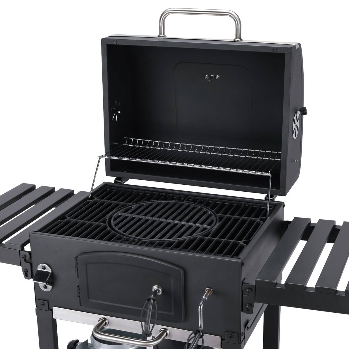 Barbecue Grill charbon avec housse BERNARD AVEC HOUSSE noir, SWEEEK
