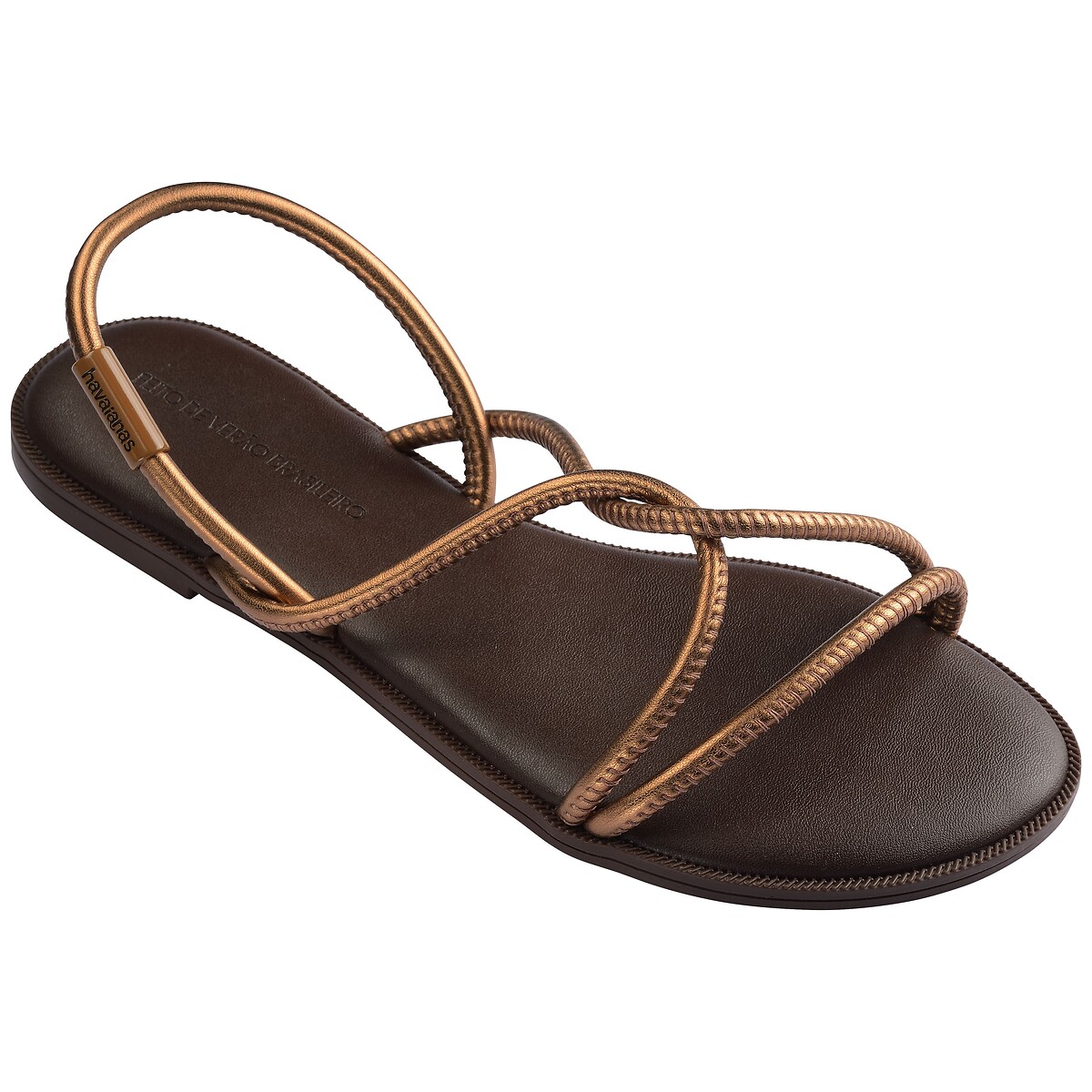 Sandálias Una Manga castanho, HAVAIANAS