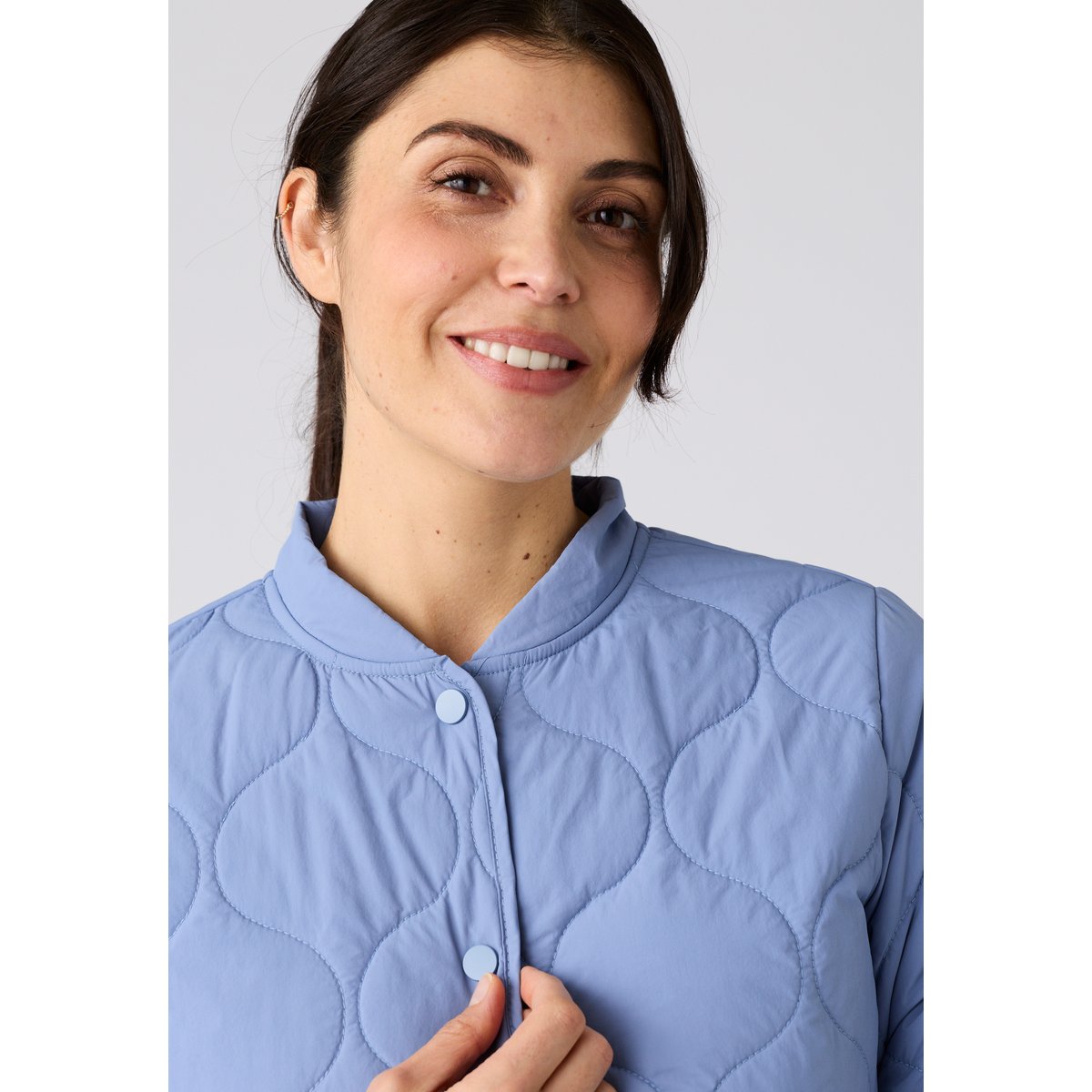 Veste matelassée bleu, DAMART