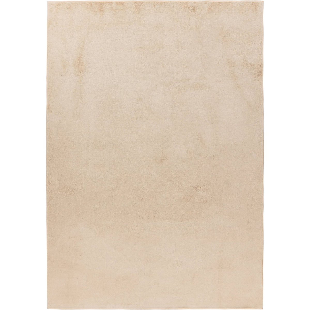 Tapis rectangulaire poils courts antidérapant beige sable chaud, ARTE ESPINA