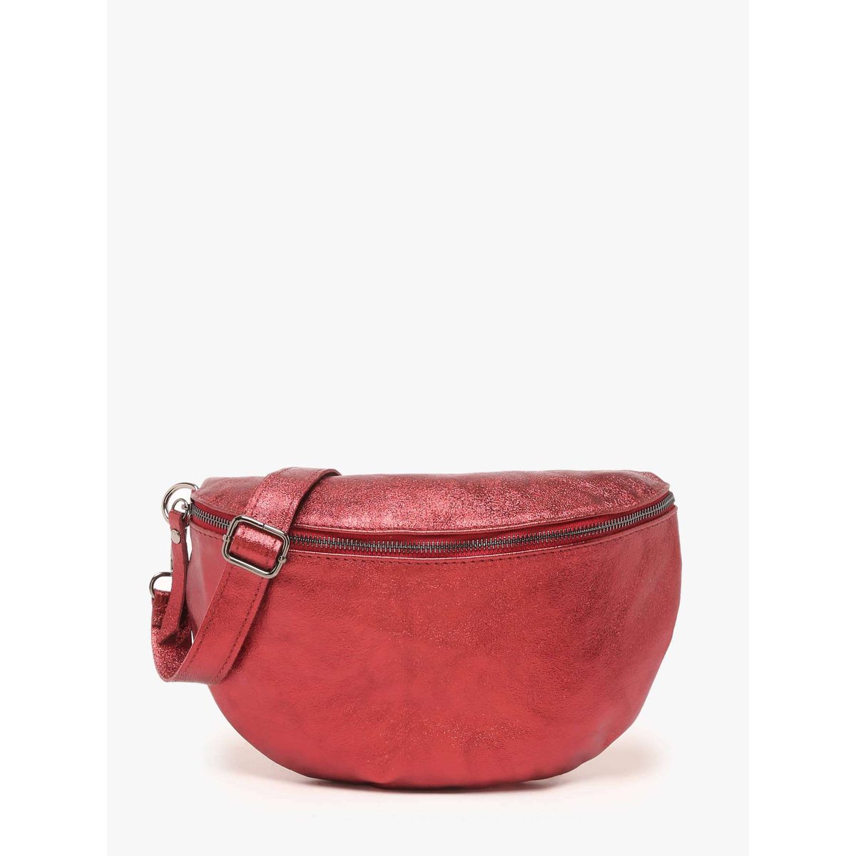 Sac banane nine cuir mattone Milano La Redoute