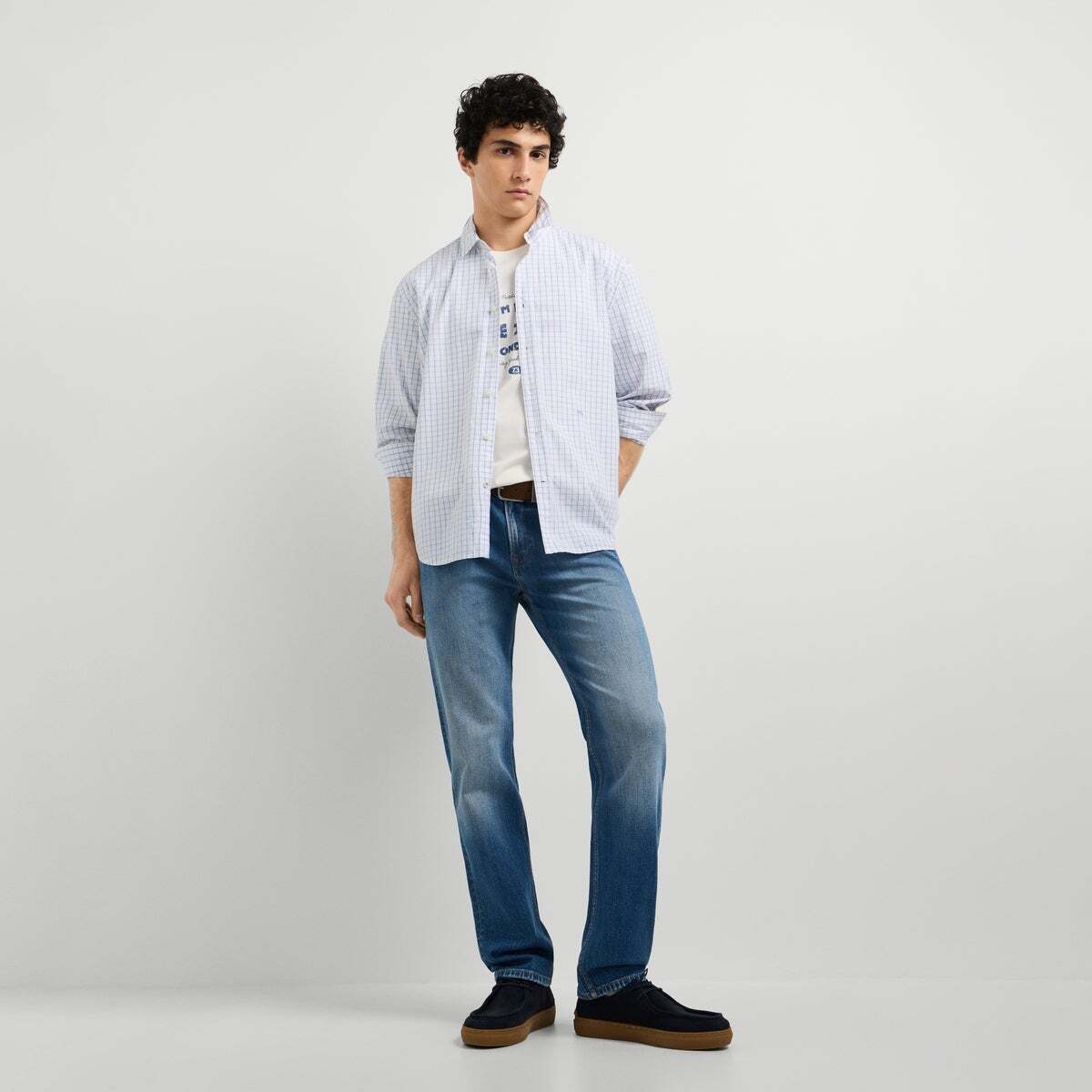 Cash Brit - Jean Coupe Regular, Taille Normale 12 oz bleu stretch denim, PEPE JEANS