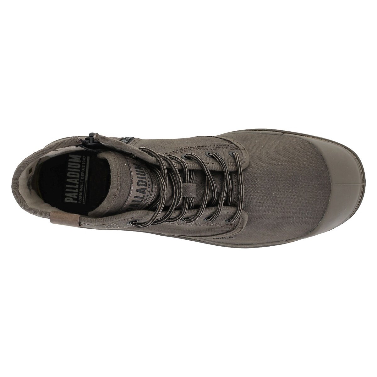Baskets montantes Pampa Pine Wax marron foncé, PALLADIUM