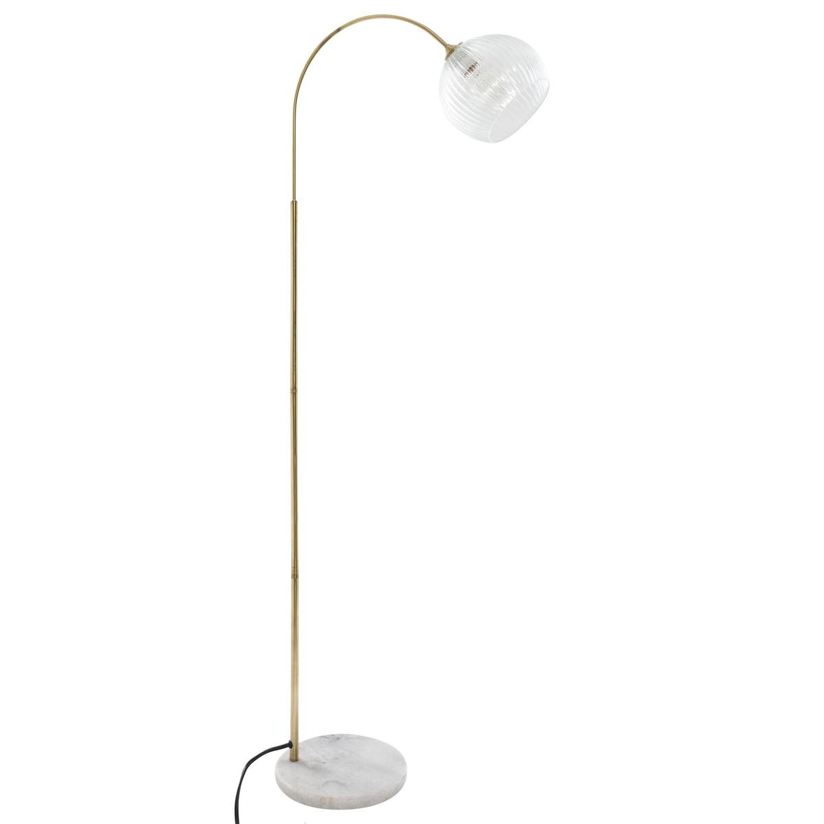 Lampadaire arc LAYE doré, ATMOSPHERA