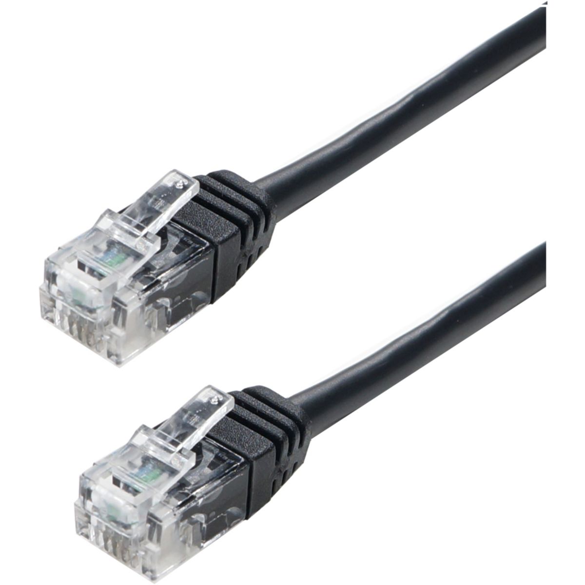Câble téléphonique 2M RJ11 M/M Blindé couleur unique, ESSENTIEL B