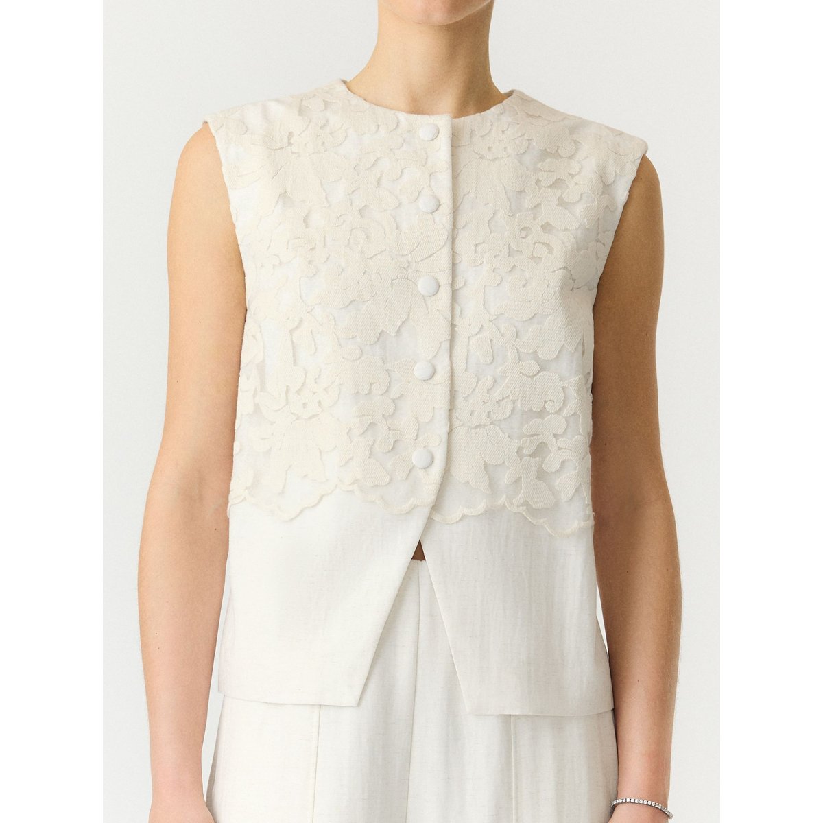Gilet blanc - pristine1, YAS