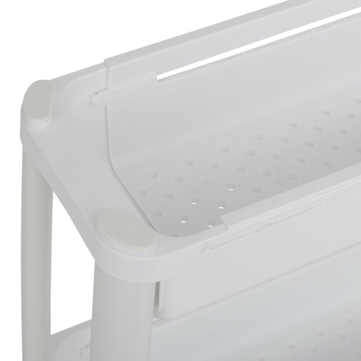 Resserre extensible 4 niveaux blanc blanc, ATMOSPHERA