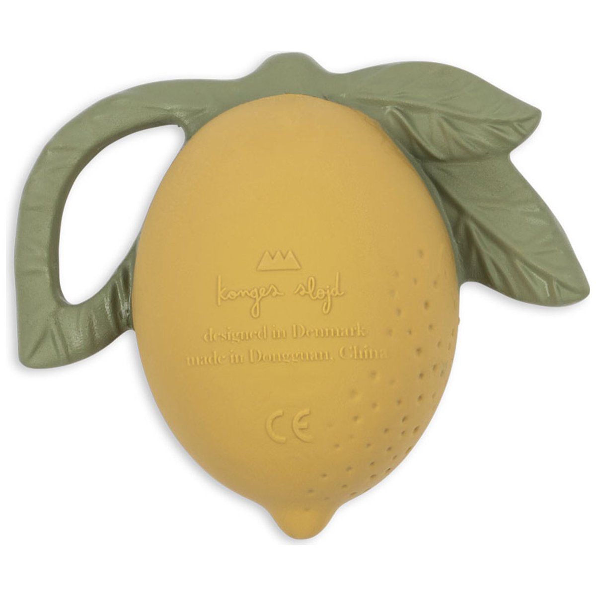Jouet de dentition jaune, vert, KONGES SLOJD