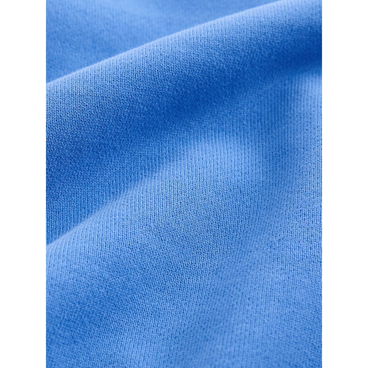 Sweat à col polo zippé délavé en pièce bleu, NEXT