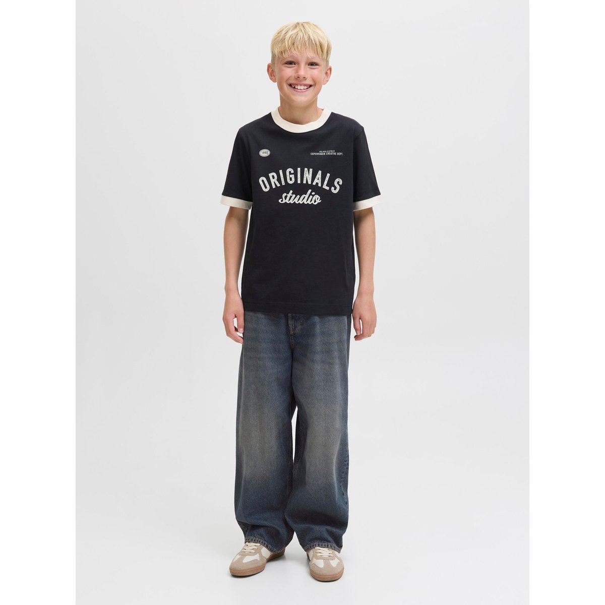 Jean Extra Baggy Fit blue denim, JACK & JONES JUNIOR