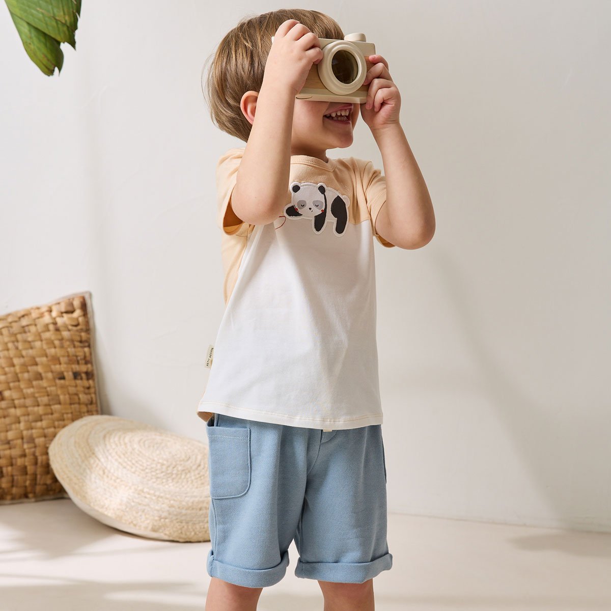 Lot de 2 t-shirts enfant Bento vert, PETIT BEGUIN