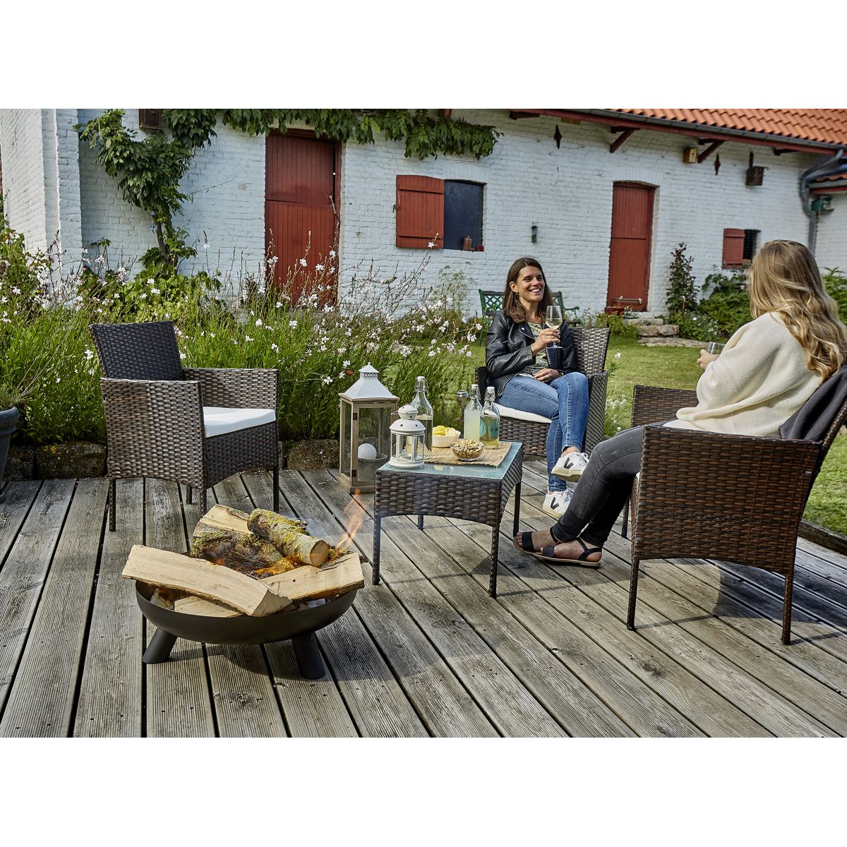 Brasero acier, JUNTO noir, COOK IN GARDEN
