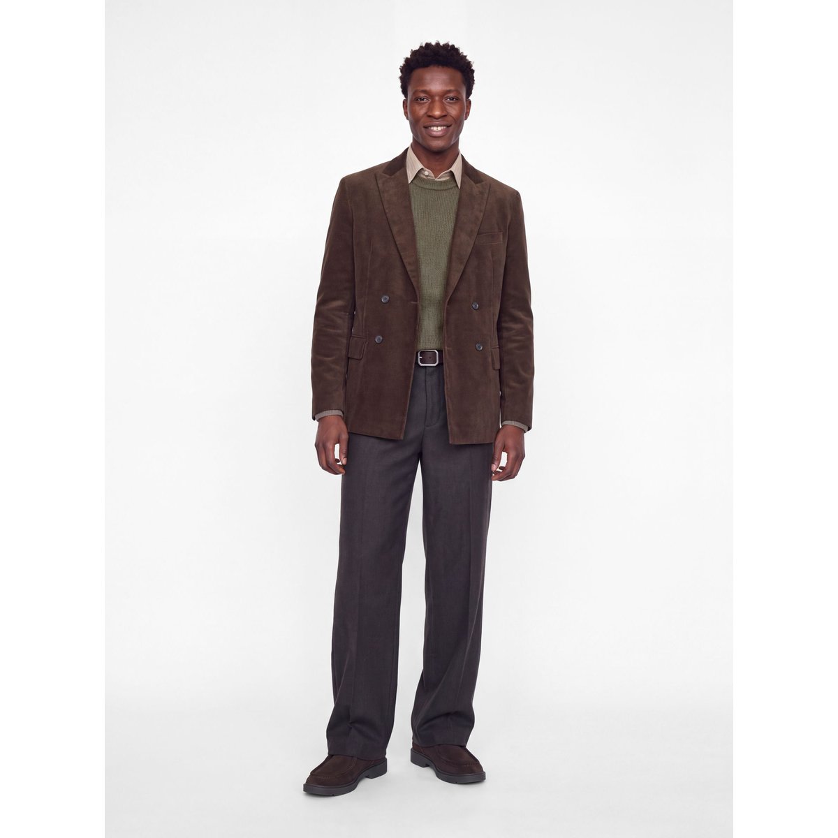 Pull En Maille grise - smokey olive 1, JACK & JONES