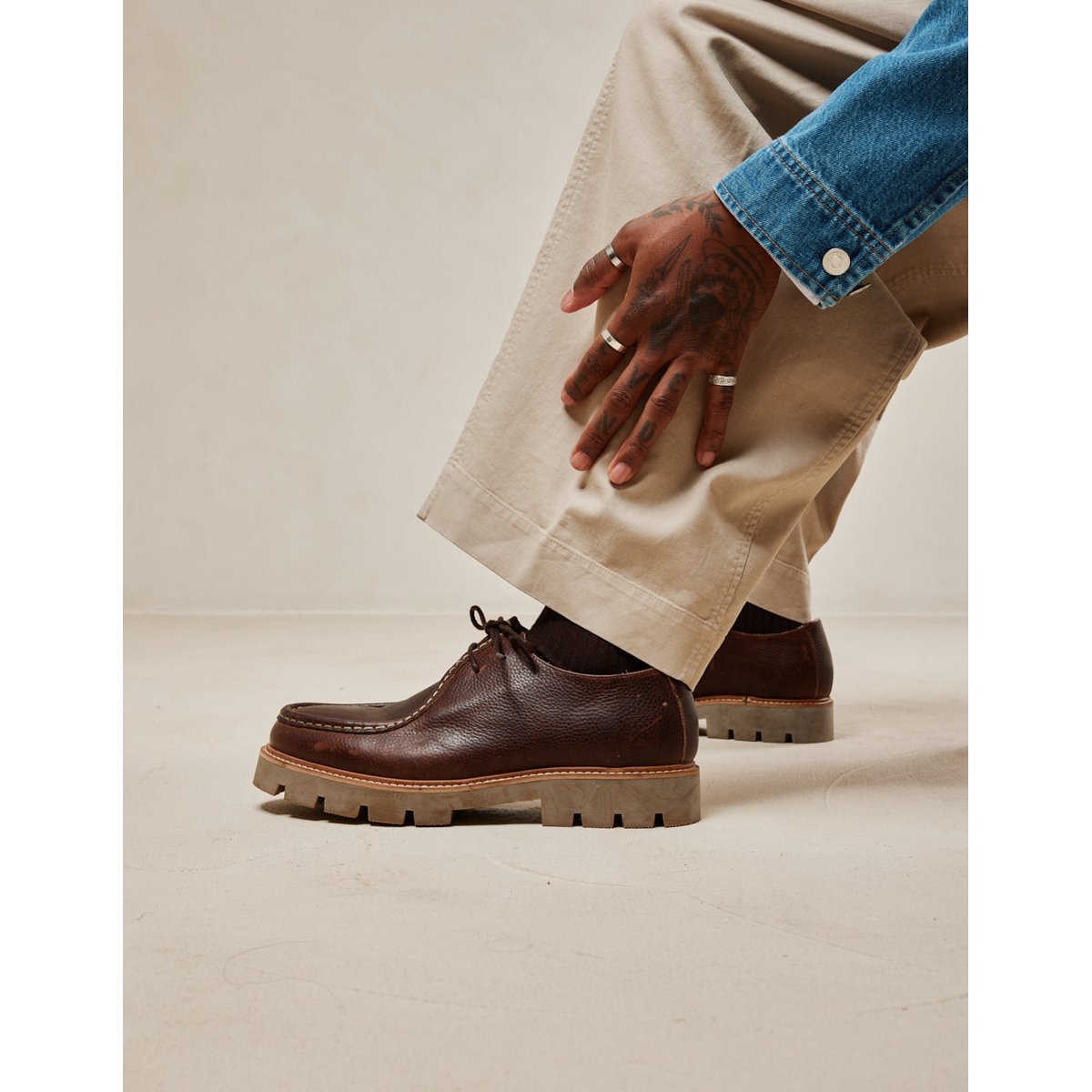 Derbies GONTRAN marron, ODAJE