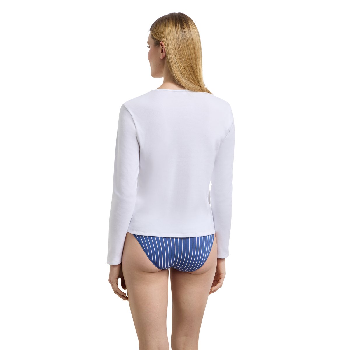 T-shirt col rond Thermal blanc, DIM