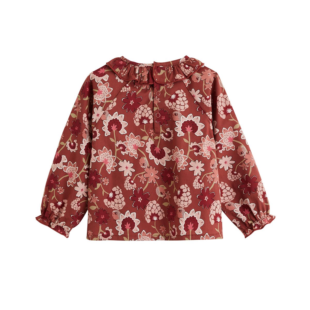Blouse enfant en popeline Harmony rose, PETIT BEGUIN