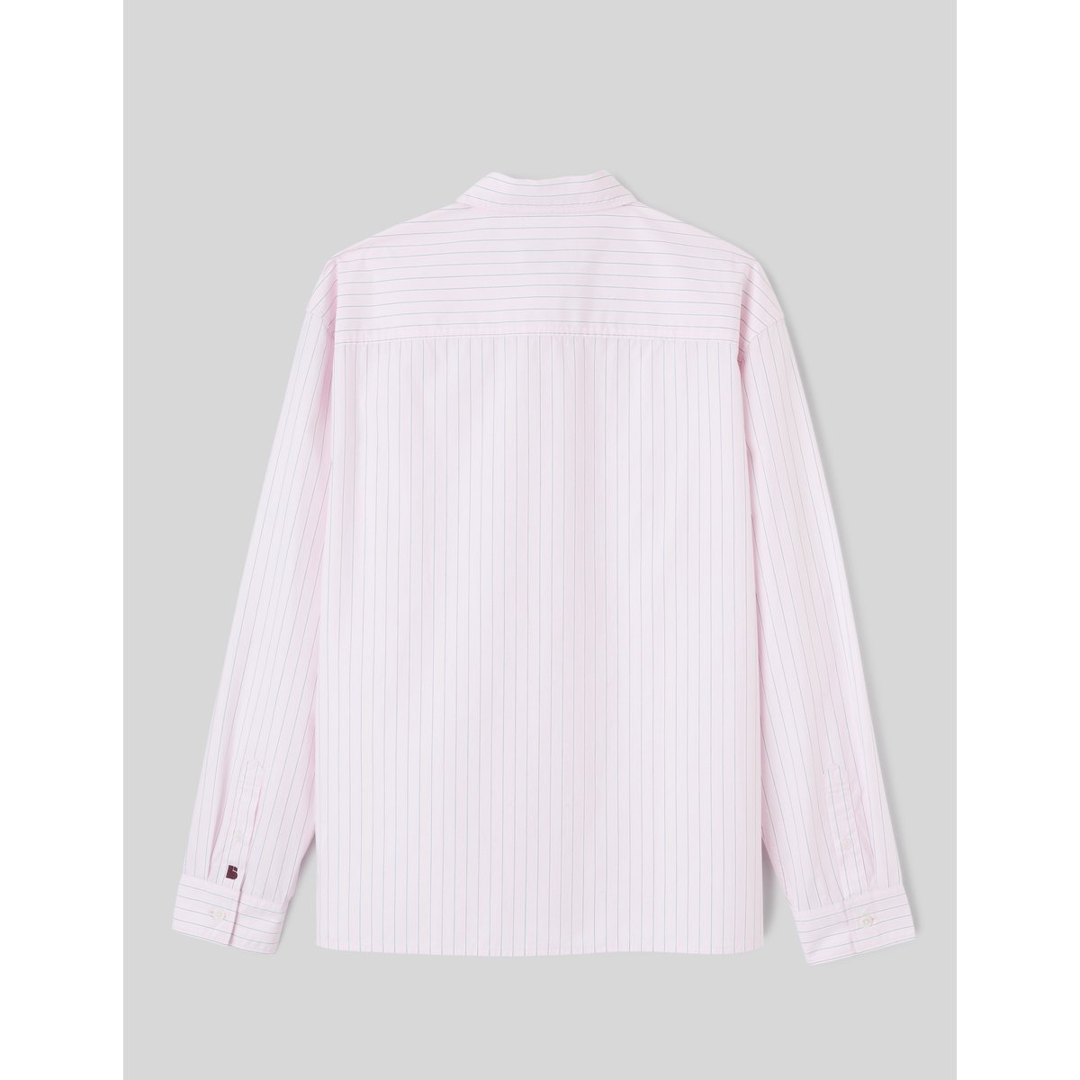 Chemise à rayures fines bleu clair, BZB