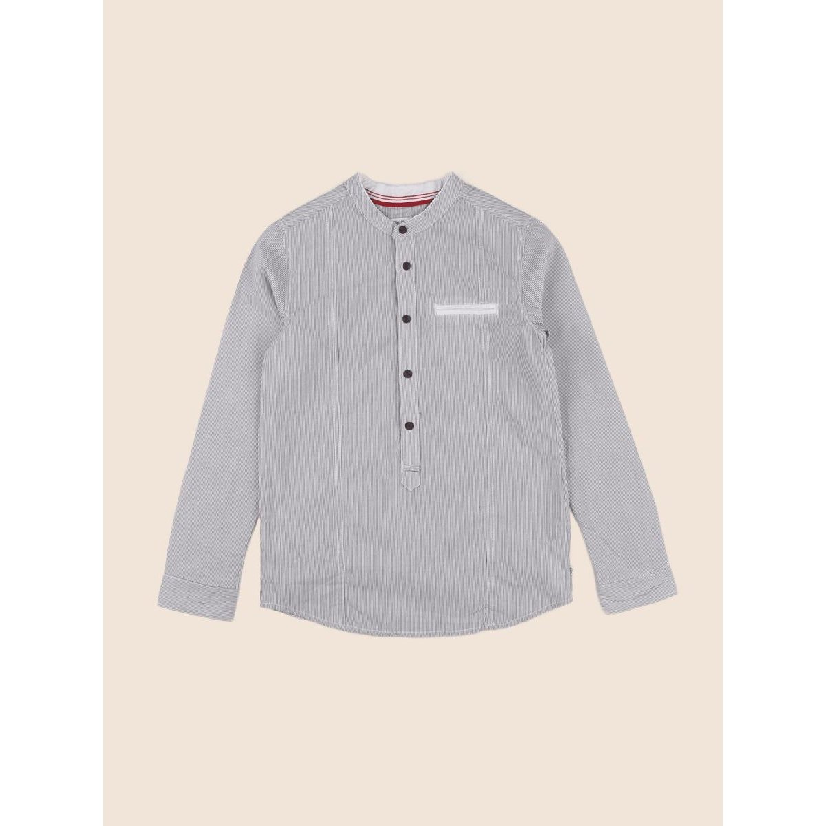 Chemise - Très bon état gris, OKAIDI