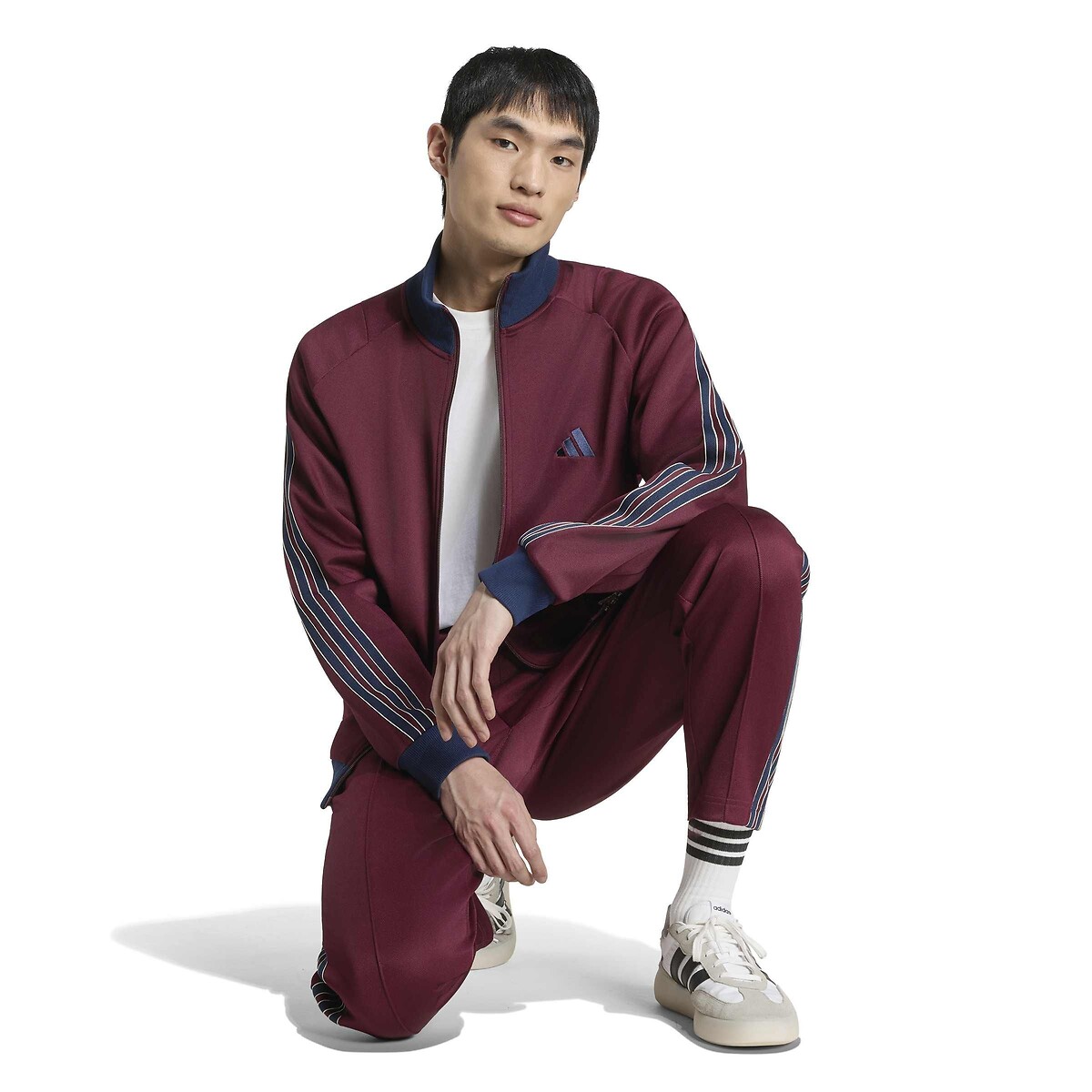 Sweat col montant marron foncé, ADIDAS SPORTSWEAR
